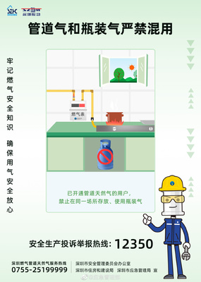 科普丨10张燃气安全知识海报请查收